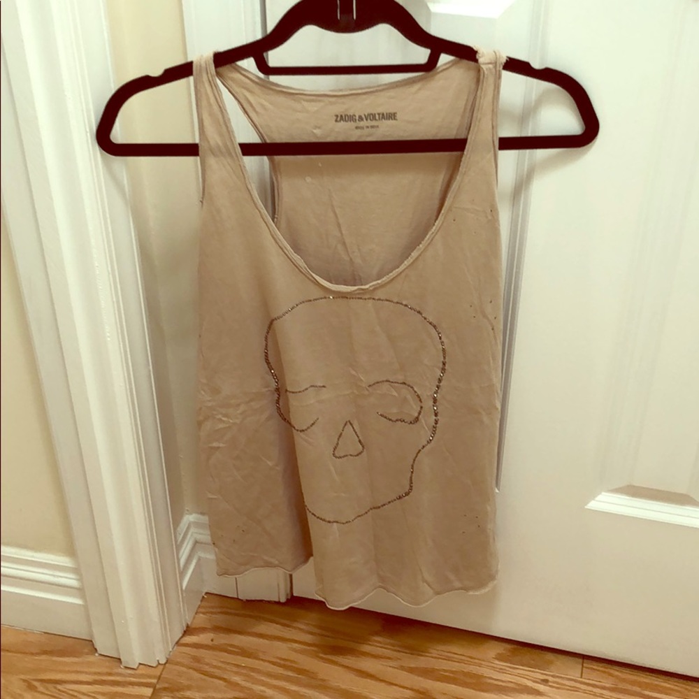 Zadig & Voltaire Distressed tank